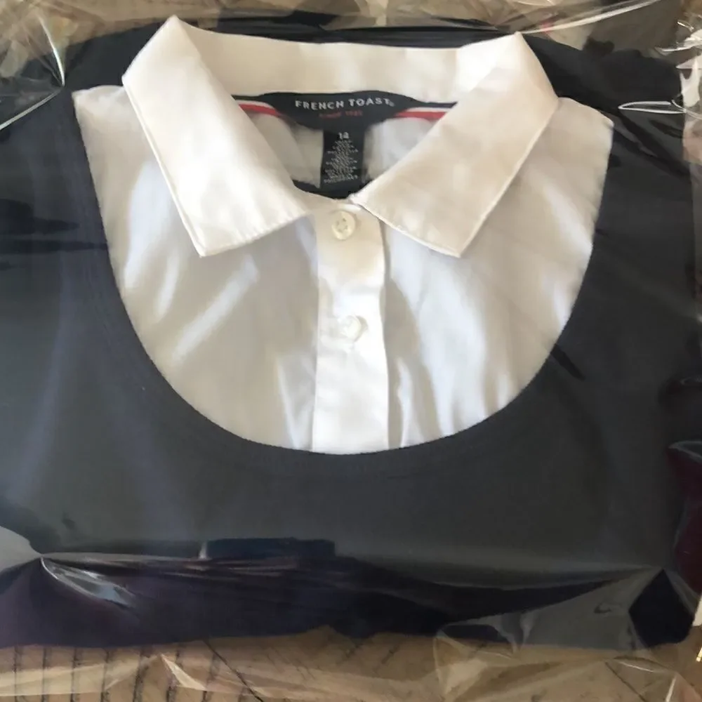 French Toast Crisp School 🏫 Uniform Set Girls Size 14 in French Blue & Navy.